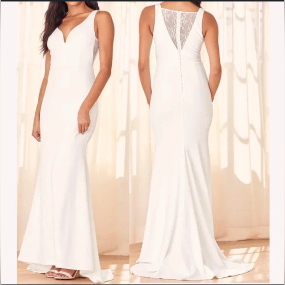 Lulu's White Gown Medium